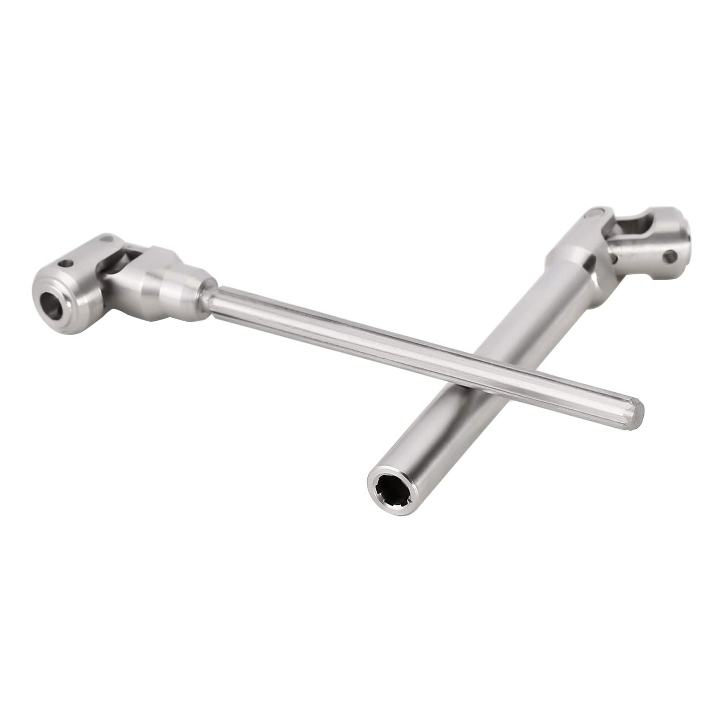 INJORA Drive Shaft Stainless Steel Heavy-Duty Driveshafts for Axial SCX10 90046 AXI03007 TRX4 Redcat Gen8 1/10 RC Car Crawler Up