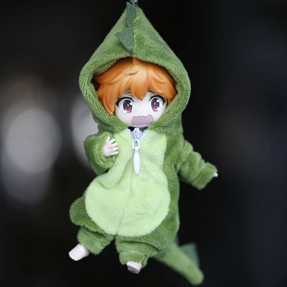 Xidondon Cute Dinosaur Animal Monster Doll Clothes For Ob11,Molly, Gsc,1/12 Bjd Doll Accessories Toys Dolls Clothes (Gr)