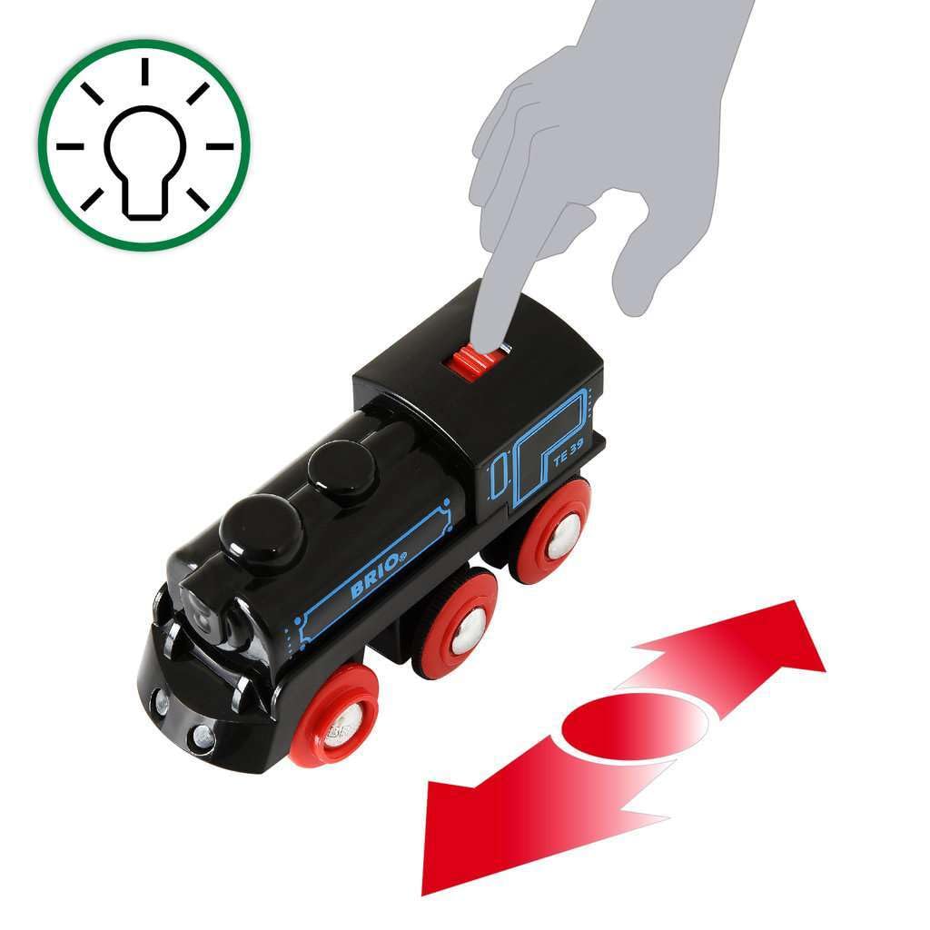 BRIO World - 33599 Rechargeable Engine | Battery-Powered Toy Train for Kids Aged 3+