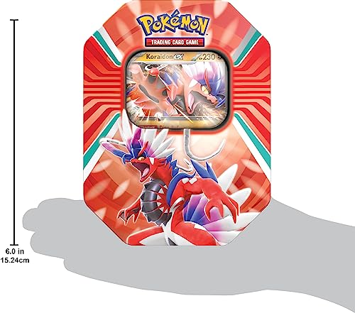Pok mon - Trading Card Game: Tin-Box Paldea Legends - Koraidon (1 Holographic Card & 4 Booster Packs)
