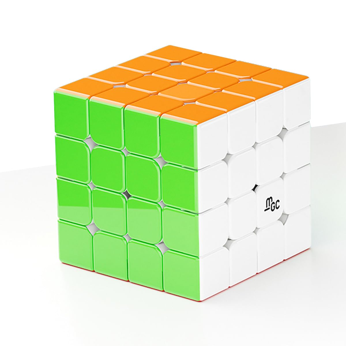 HELLOCUBE YJ MGC 4x4 Magnetic Stickerless Speed Cube 4X4X4 Cube Puzzle - (Speed Micro Actuator Version)