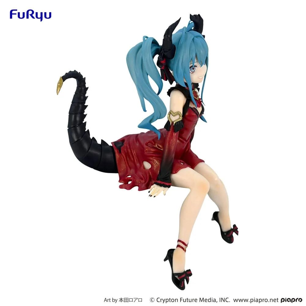 Furyu Good Smile Company Hatsune Miku - Villain Couleur Rouge - Statuette Noodle Stopper 16cm