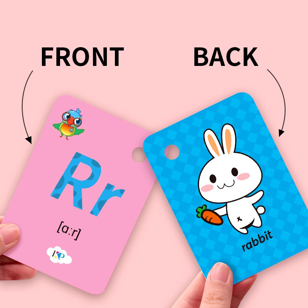 Kids Abc Flash Cards,Letter Toddler Flash Cards Alphabet Learning Picture Kindergarten For Kids,Toddler 26 Pcs (Letter)