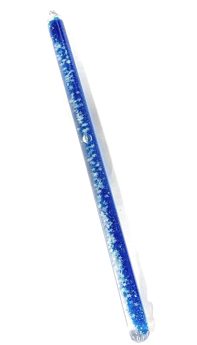 Star Magic Glow In Dark Glitter Wand. Mystical Water Tube Glow In The Dark Wand 11'' Long