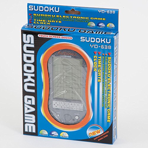 Bits And Pieces - Deluxe Sudoku Handheld Game - Electronic Pocket Size Sudoku Game, Led Screen, Great Gift - Measures 2-3/4' Wide X 4-3/4' Long X 3/4' Deep