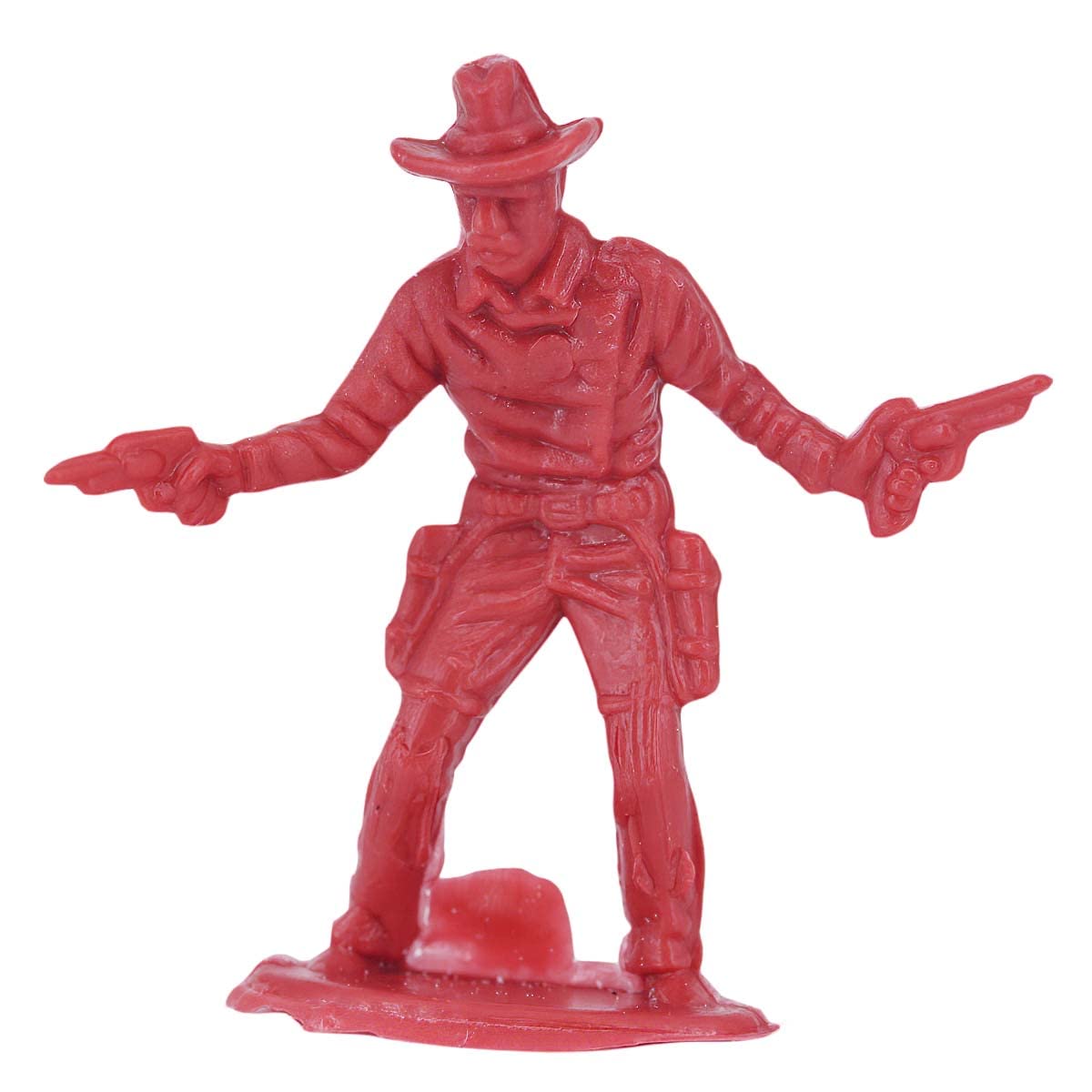 Lynkaye 60 Pcs Various Pose Cowboy Indian Toy Figunes For Kids Children Birthday,Native American Figures, Wild West Cowboy Miniature Kit 144 Ct 2Inch - 3Inch (Red)