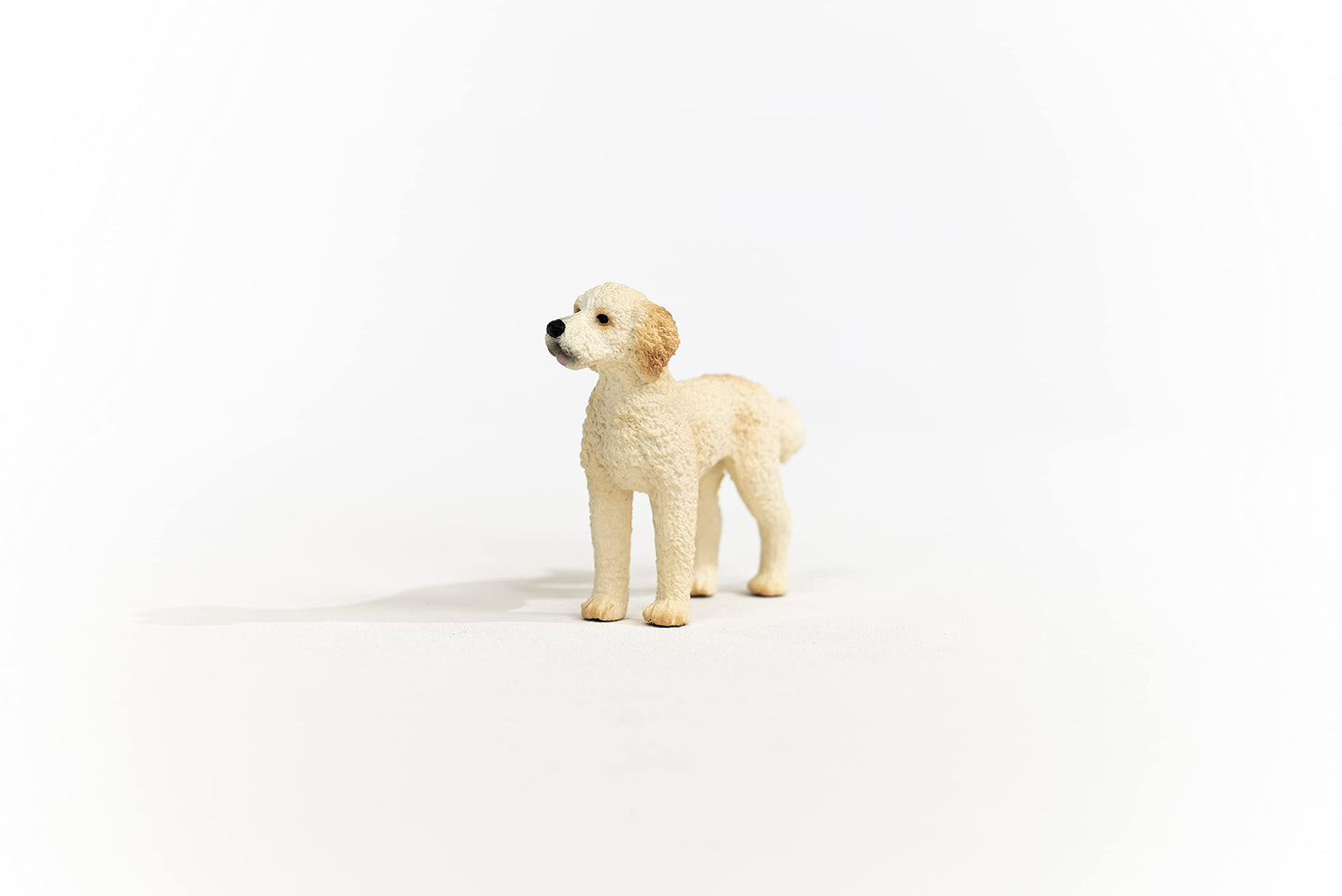 Schleich Farm World Goldendoodle Dog Figurine - Highly Detailed And Durable Animal Toy, Fun And Educational Play For Boys And Girls, Gift For Kids Ages 3+