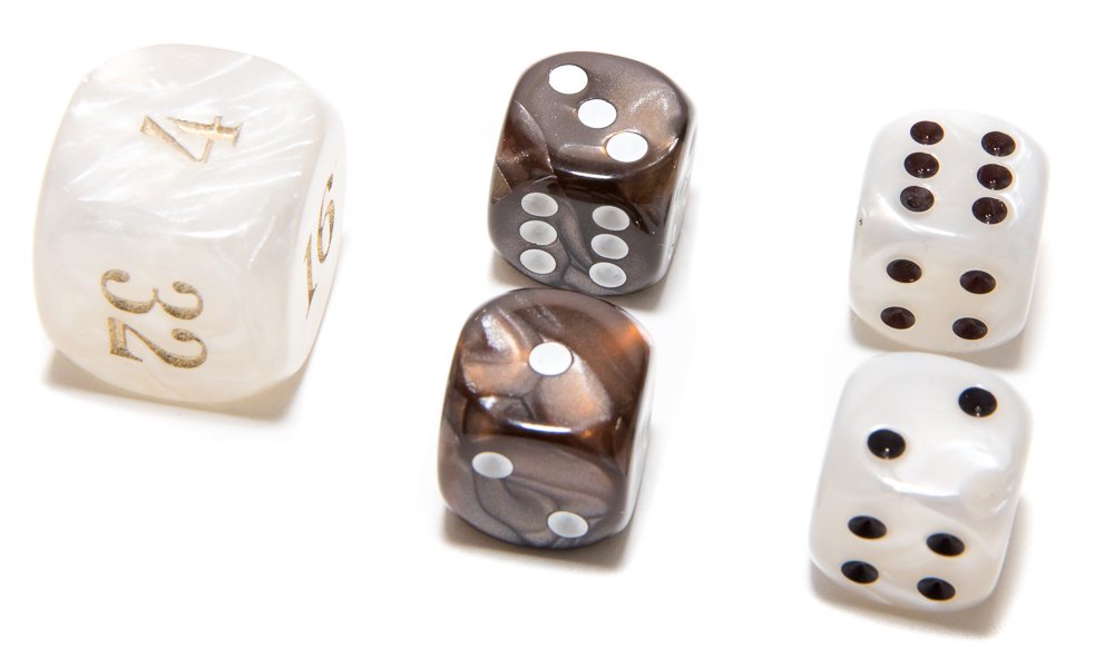 Bello Games Deluxe Marbleized Dice Sets 5/8''