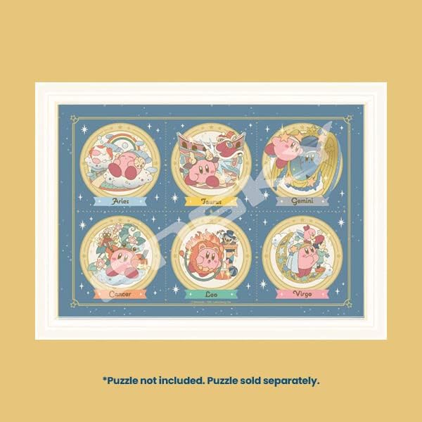 Ensky Artcrystal Puzzle Frame - 208 Piece White Jigsaw Puzzle Display for Home Décor