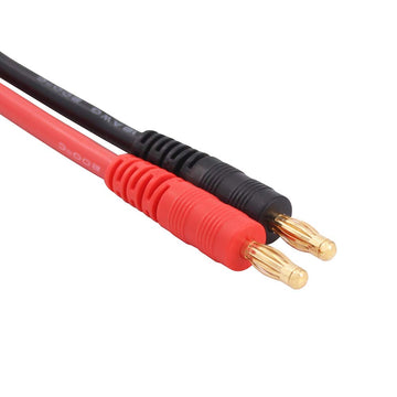 OliYin 1pc 6X JST-PH to 4mm Banana Parallel Battery Charging Cable 25cm
