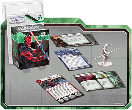 Star Wars Imperial Assault Board Game Maul Villain Pack - Epic Sci-Fi Miniatures Strategy Game For Kids And Adults, Ages 14+, 1-