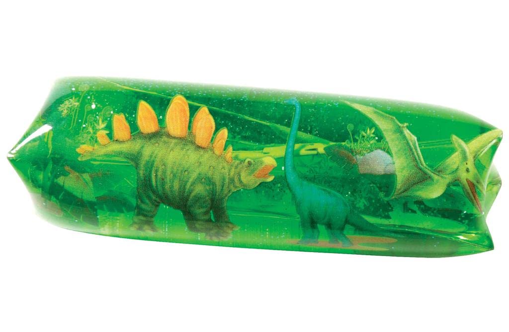Warm Fuzzy Toys - Water Wigglers Sensory Toys - Sensory Tubes - Squishy Sensory Water Wiggler Toy - Fidget Toys For Birthday, Party Favor, Prize Box, Pta Carnival Or School Fundraisers - Dinosaur