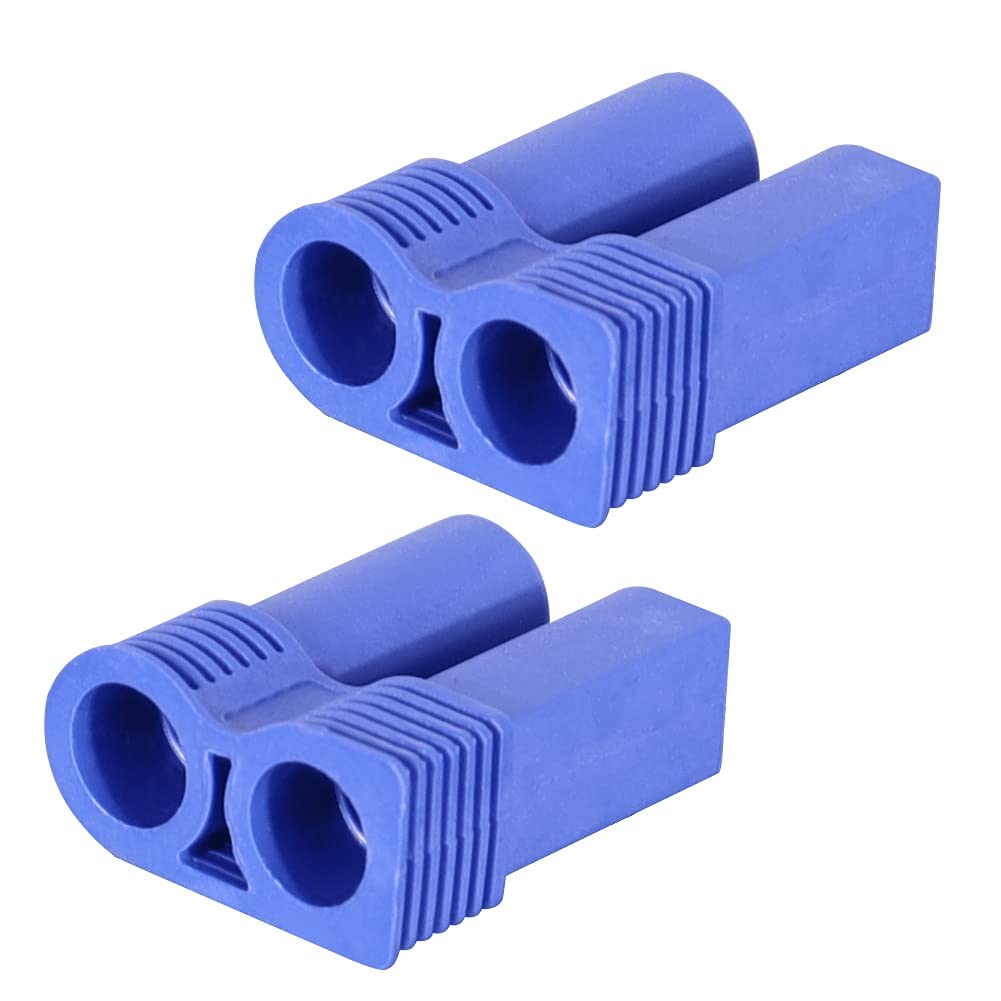 WEISHUJI 10 Pairs EC5 Battery Connector Plugs, EC5 Banana Plug Connectors, Female Male 5.0mm Gold Bullet Connector for RC Parts