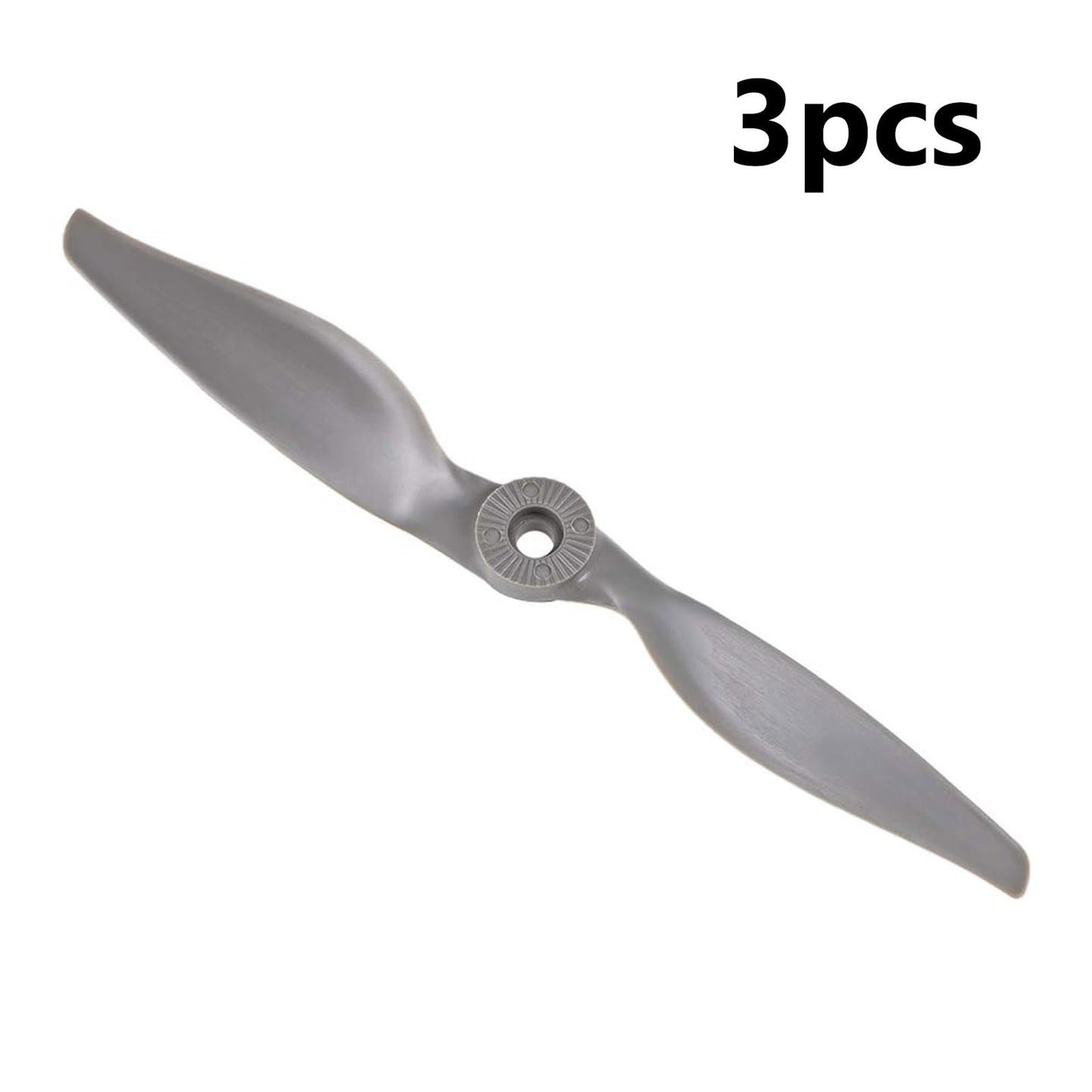 Top-Vigor 3Pcs Cw Rc Propellers 8040 8 X 4 Inch 2-Vane Rc Vehicle Propellers Replacement For Rc Airplane With Adapter Rings Nylo