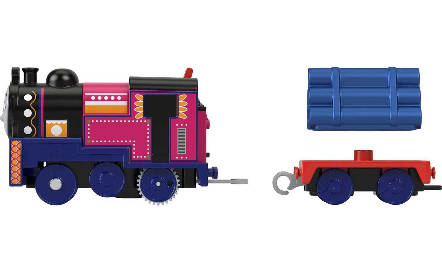Thomas & Friends Motorized Toy Train Ashima Battery-Powered Engine With Cargo Car For Pretend Play Preschool Kids Ages 3+ Years
