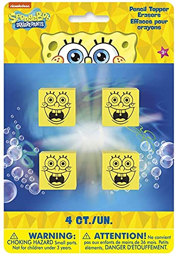 Spongebob Squarepants Birthday Party Favor Bundle for 8 Includes Loot Bags, Stickers, Pencils, Pencil Toppers
