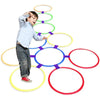 Ring Game Toys, Hopscotch Ring Game, 10 Multi-Colored Plastic Rings And 10 Connectors For Indoor Or Outdoor Use-Fun Creative Pla