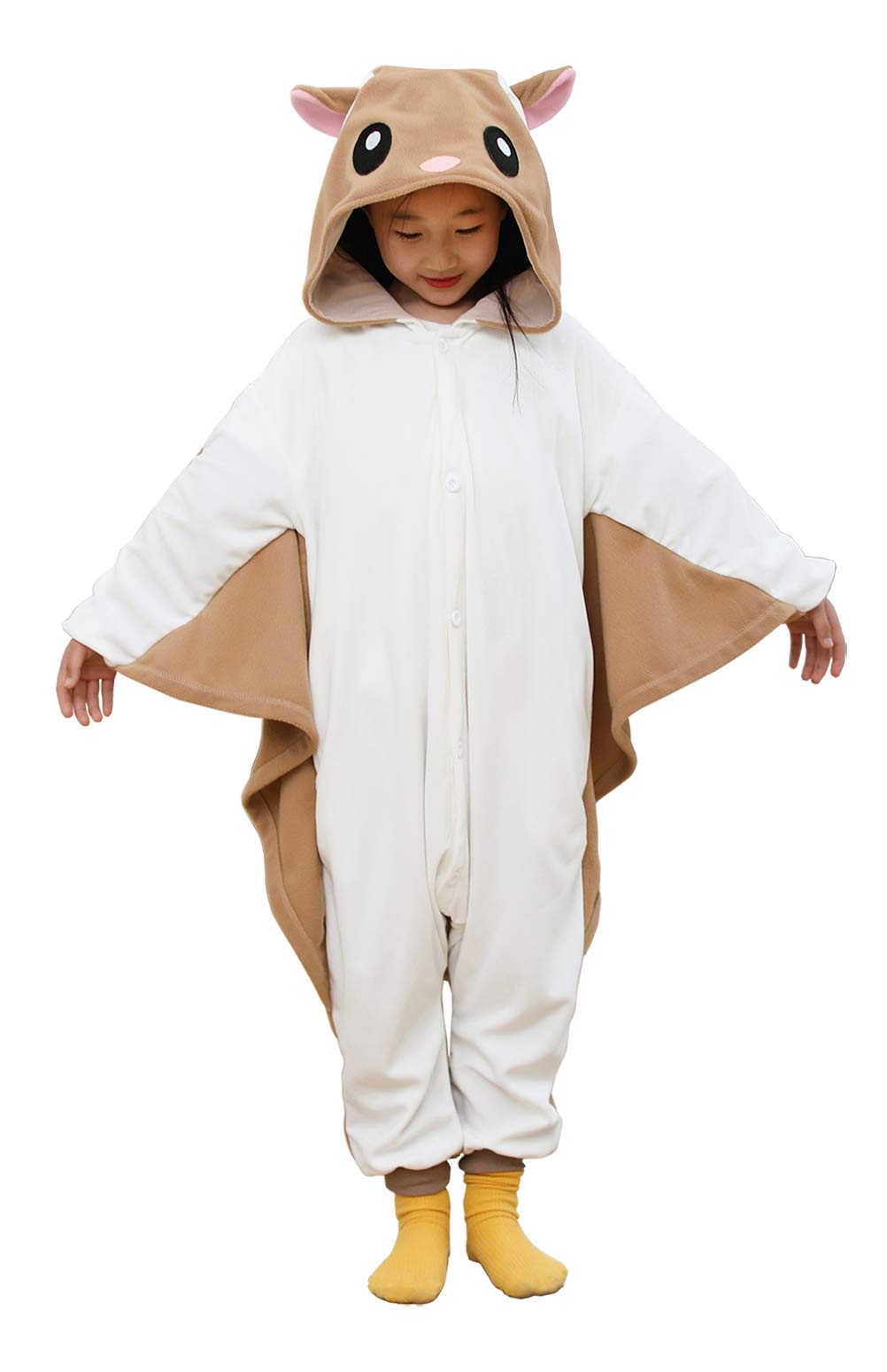 Kianmacar Kids Animal Onesie Pajamas Halloween Costume Cosplay Sleepwear(Age:Over 5 Years Old)