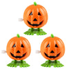 The Dreidel Company Halloween Pumpkin Wind-Up Toys, Birthday Party Favors, Novelty Toys For Boys And Girls, 2' Inches (3-Pack)