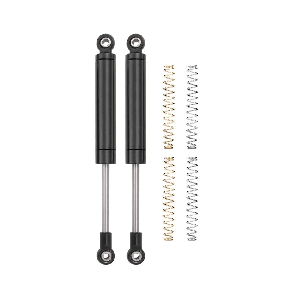 RCLions 4pcs RC Shock Absorber Damper 100mm Internal Spring for 1/10 RC Crawler Car TRX4 SCX10 D90 Upgrade Parts (100mm)