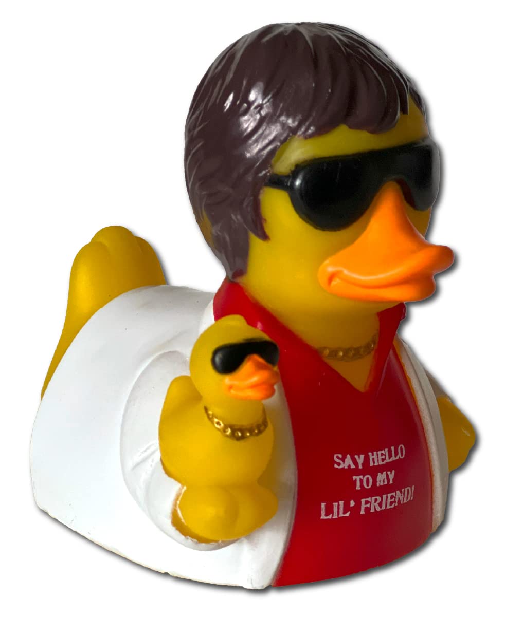 Celebriducks - Say Hello To My Lil' Friend - Floating Rubber Ducks - Collectible Bath Toy Gift For Kids & Adults Of All Ages