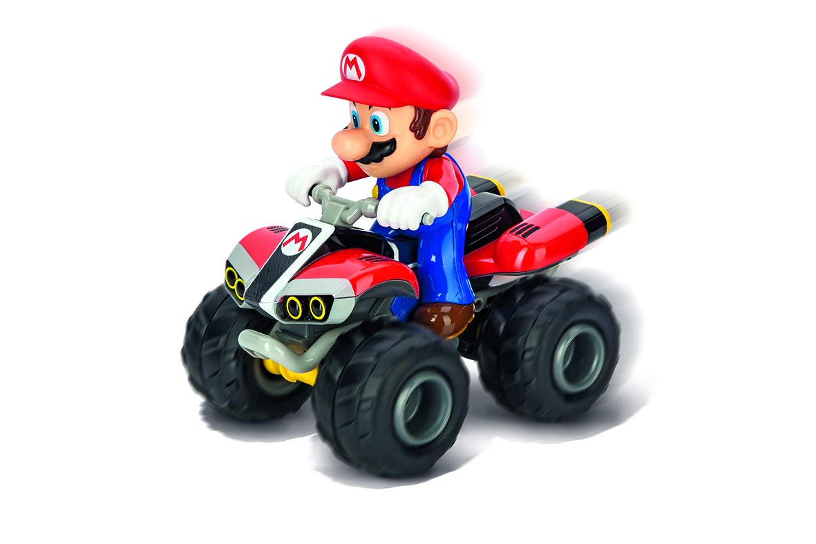 Carrera RC Nintendo Mario Kart 2.4 GHz Radio Remote Control Toy Car Vehicle - Mario Quad