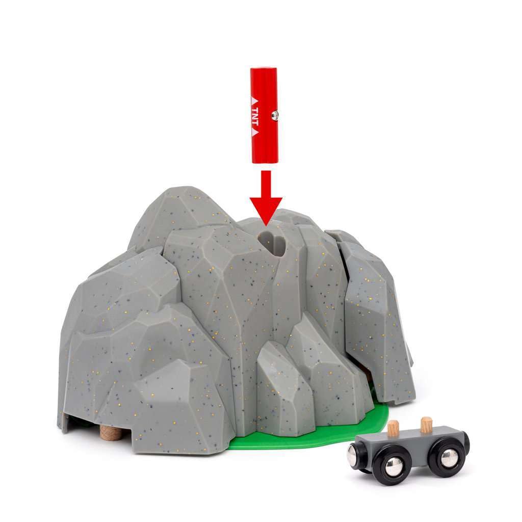 Brio World – 36044 Exploding Tunnel | Toy Train Set For Kids Ages 3 Years And Up