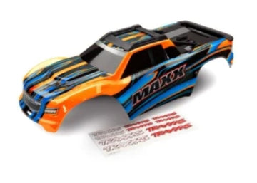 Traxxas 8911T Body, Maxx, Orange (Painted)/ Decal Sheet