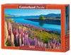 500 Piece Jigsaw Puzzle, Lake Tekapo, New Zealand, Mackenzie Region, Flower puzzle, Vibrant natural beauty, Adult Puzzle, Castorland B-53896