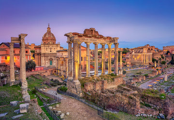 1000 Piece Jigsaw Puzzle, The Roman Forum, Rome, Italy, Forum Romanum, Ancient building, historical puzzles, Adult Puzzle, Castorland C-105304-2