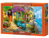 1000 Piece Jigsaw Puzzle, Coastal Life, Mediterranean Village, Italian Riviera puzzle, Seaside, Adult Puzzle, Castorland C-105465-2