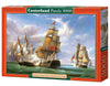 3000 Piece Jigsaw Puzzle, "Combat between the French and the English Vessels", Naval battle, Historical puzzles, Canon battle, Adult Puzzle, Castorland C-300037-2