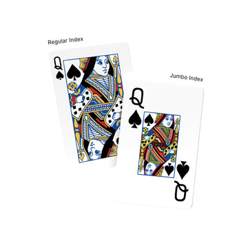 Jumbo Index 6 Boxed Double Decks - New ACBL Logo - Traditional Coated ACBL Bridge Playing Cards