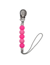Glow in the Dark Pacifier Clip // Pink