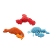 Raw Bar Wee HugglesĀ® Plush Dog Toys, 3 pack