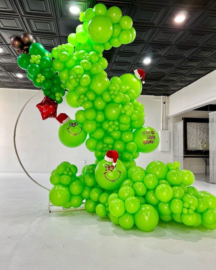 Bezente Lime Green Giant Balloons 36 Inch - 8 Pack Jumbo Green Balloons Large Round Light Green Latex Balloons For Birthday Baby