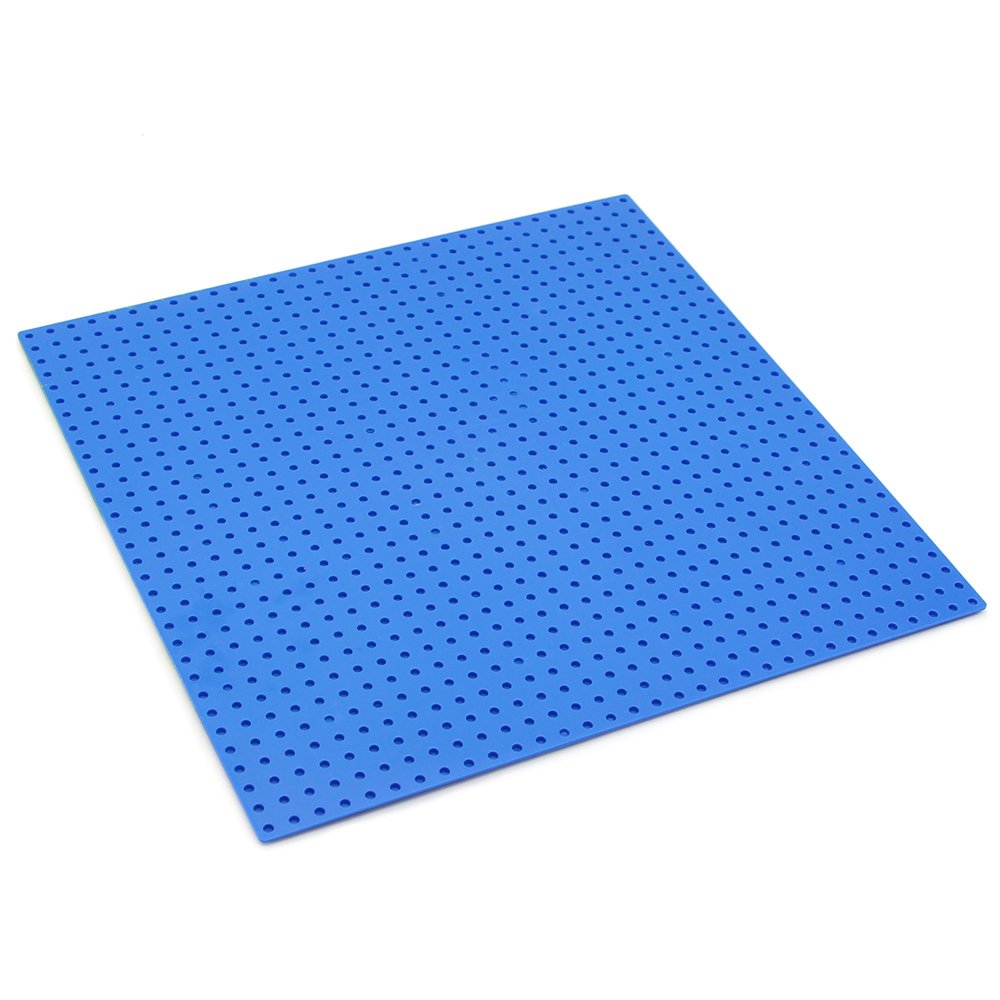 Feleph Classic Blue Baseplate For City Road Beach, Ocean Island Street Water Base Plate 10 X 10 Inches, Pirates Sea Toy Kit For Major Brands Building Bricks (Curved 1Pc)