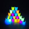 24 Pack Glow In The Dark Slime, With Pink, Blue, Light Blue, Orange And Yellow For Etc, Super Soft And Non Sticky Stress Relief