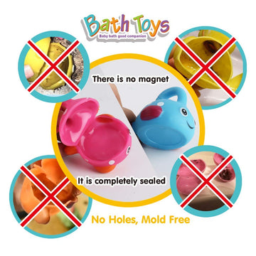 Dwi Dowellin Bath Toys Fishing Games Swimming Whales Bath Time Bathtub Toy For Toddlers Baby Kids Infant Fish Set Age 18Months And Up