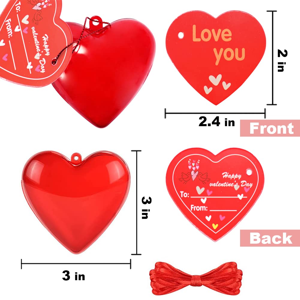 Umeelr 28 Packs Valentine Squishies Mochi In Hearts With Cards, Cute Mochi Squeezes Valentines Day Gifts Squishies Toys For Kids Classroom Exchange Prize Supplies