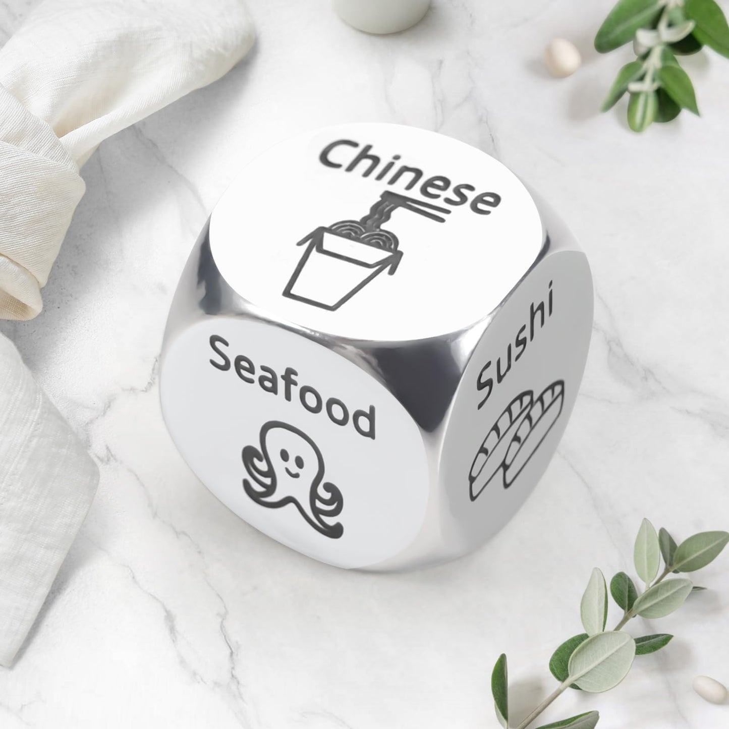 Stocking Stuffers for Women Men Adults, Date Night Food Dice, Birthday Gifts for Women Mens Gifts, Gifts for Men Women Anniversa
