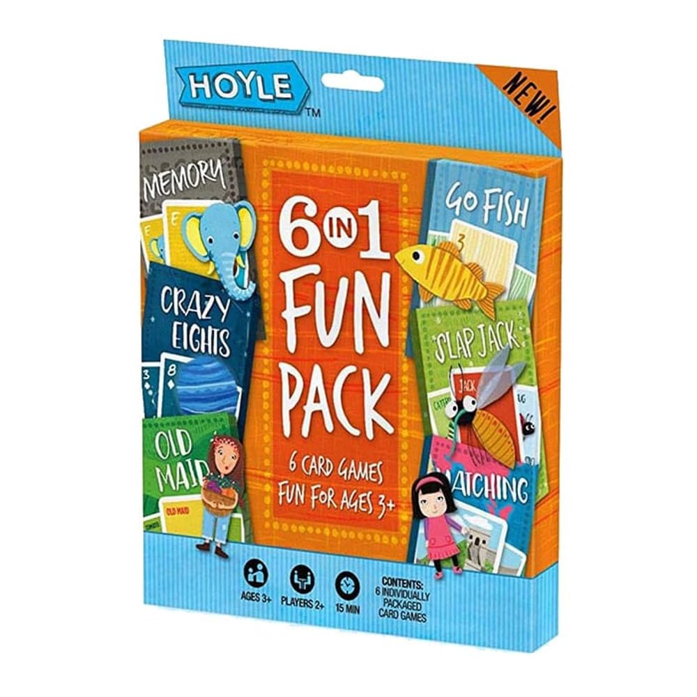 Bicycle 6-Pack Kids Card Games