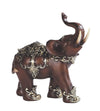 George S. Chen Imports Thai Elephant Wood Like Design Figurine, 6'