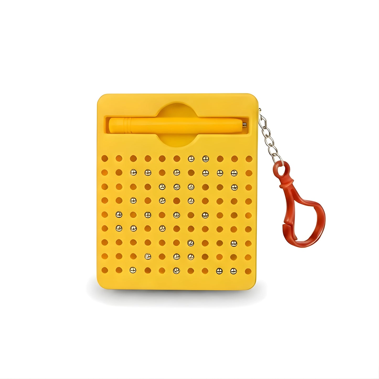 JOUET Magnetic Dot Drawing Board Toy with Stylus, Reusable MessFree Drawing Board for Kids, Portable Educational Activity, Fine
