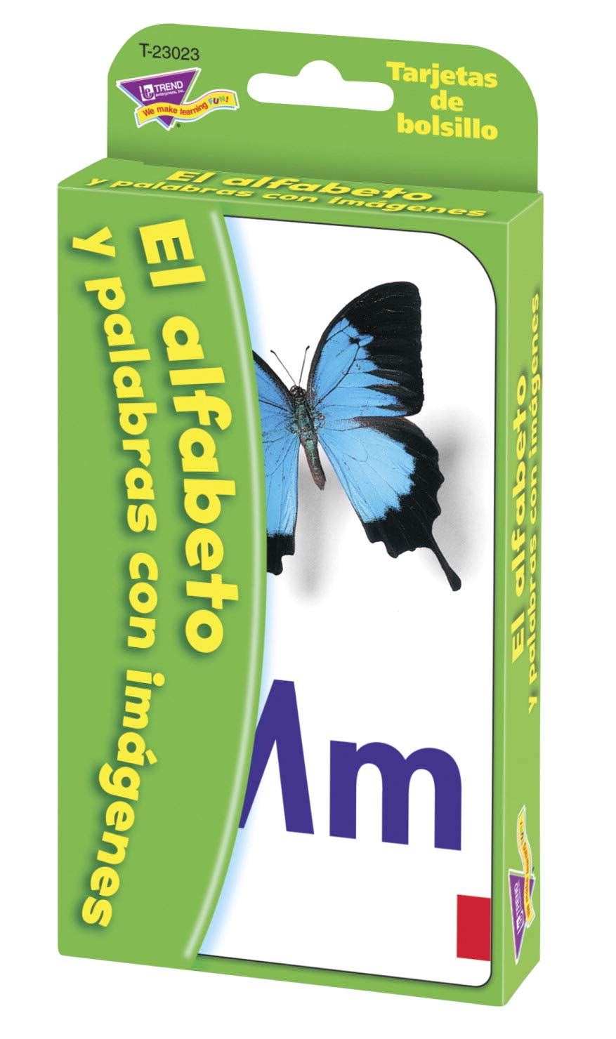 Spanish Alphabet & Picture Words Pocket Flash Cards