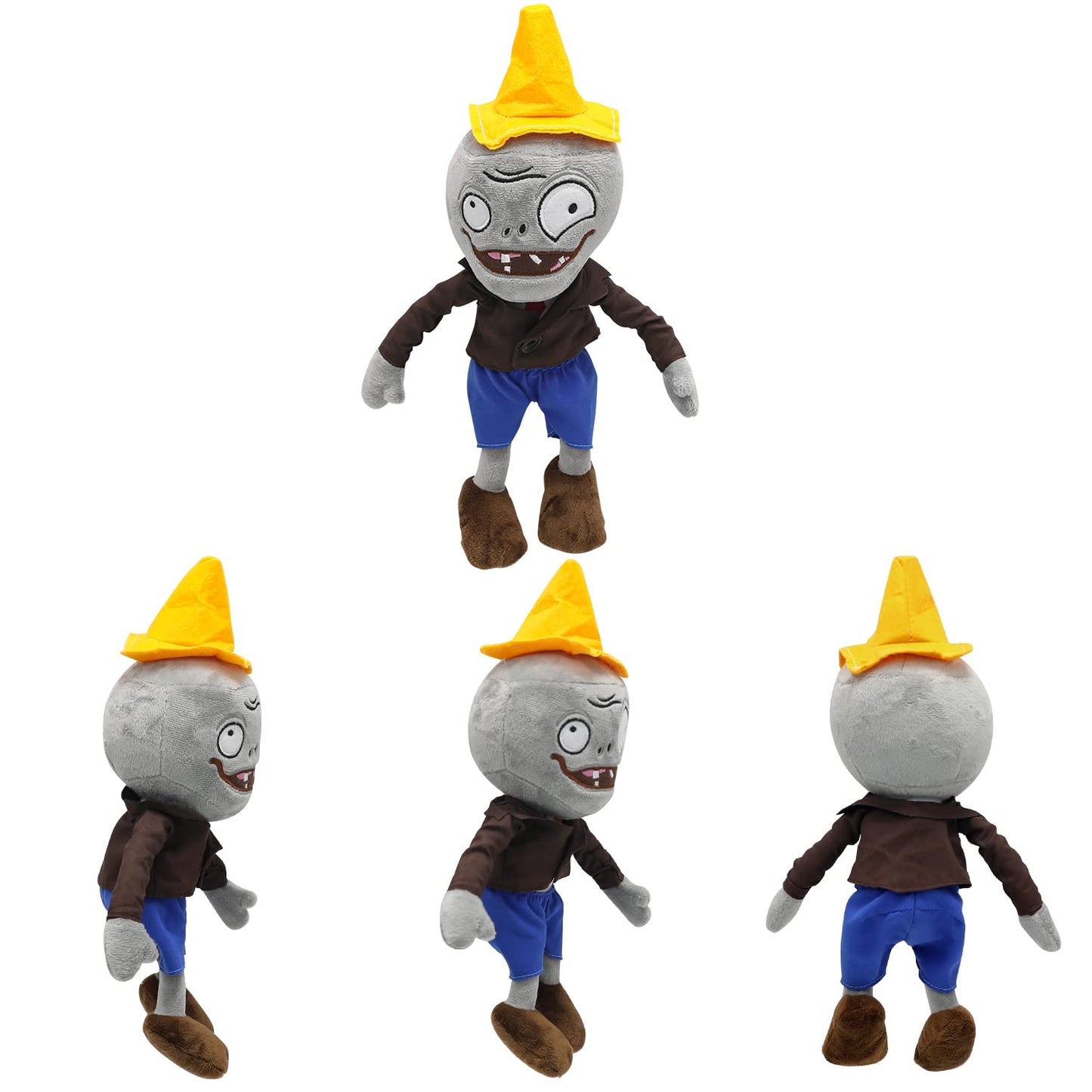 Maikerry 6Pcs Plants And Zombies Plush Vs Toys Sets Pvz Plush Stuffed Toys Soft Figure Doll Great Birthday Gifts For Boys And Girls