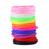 Senkary 120 Pieces Colorful Silicone Jelly Bracelets Nonluminous Stretchy 80s Bracelets Bands for Party Favors, Adults, Women, G
