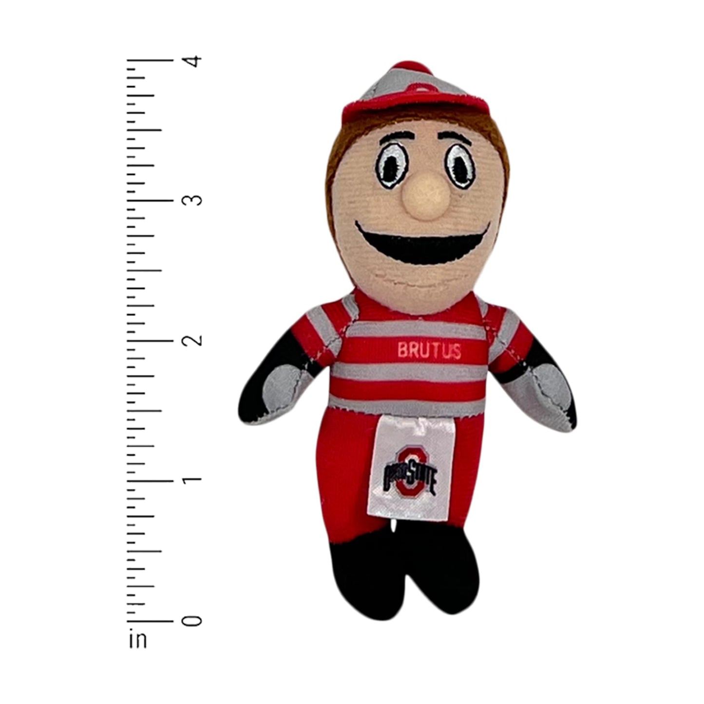 Ohio State University Brutus Mascot Bobbi-Dobbiez Attachable Plushie