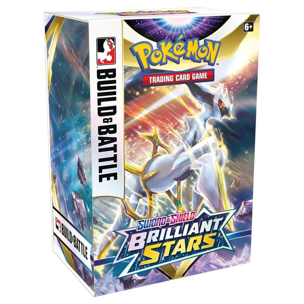 Pokemon decorative replica blade and Shield Brilliant Stars Build and Battle Box - 4 Booster Packs