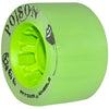 Atom Skates Poison Wheels Indoor/Outdoor/Slick Surfaces 62X38 Green / 4 Wheels